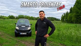 SMARTO PROJEKTAS. PIRMAS UŽKŪRIMAS IR TEST DRIVE | 7 DALIS