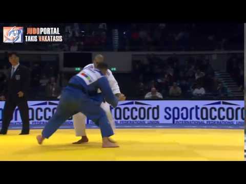 Judo Grand Prix Dusseldorf 2015 -60kg MILOUS Sofiane (FRA) vs. REBAHI Mohamed (ALG)