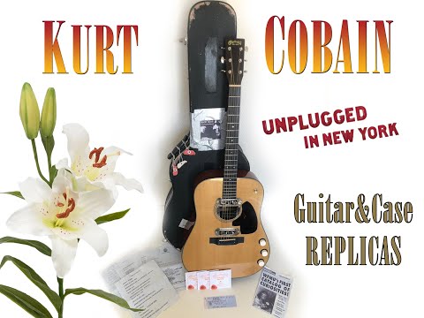 Kurt Cobain MTV Unplugged Guitar & Case Replicas image 16