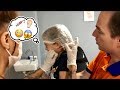 Ear Piercing In A Tattoo Shop Brave Little Girl
