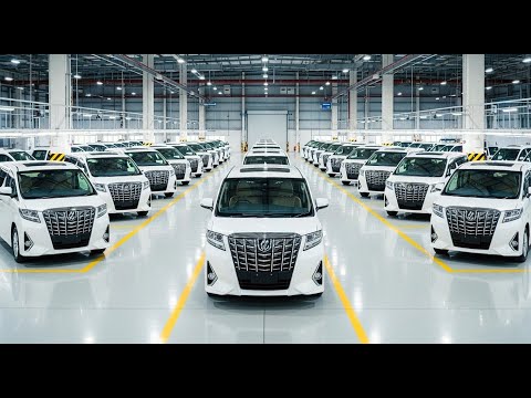 Inside the Toyota Alphard Factory | How 7‑Seater Luxury Minivans Are Made (Full Process)