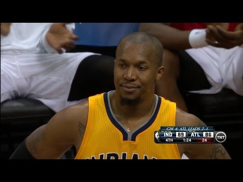 David West Full Highlights 2014 Playoffs R1G4 at Hawks - 18 Pts, 5 Rebs, 3 Steals!