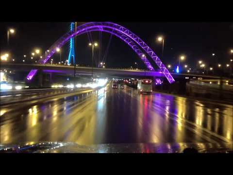 Night drive in Baku (watch, listen and relax...)