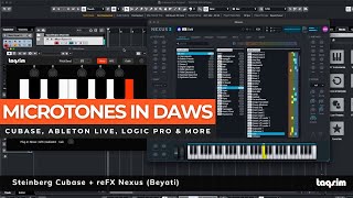 Video thumbnail for Playing Microtones in Cubase + Nexus, Ableton Live + Serum, Logic Pro + NI Kontakt with MicroToner by TAQSIM