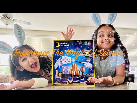 NATIONAL GEOGRAPHIC Magic Kit|Step-by-Step Video|Toy for Boys and Girls