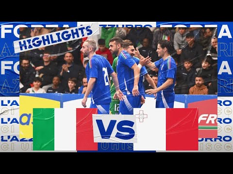 Highlights: Italia-Malta 11-1 | Futsal | Qualificazioni Euro 2026