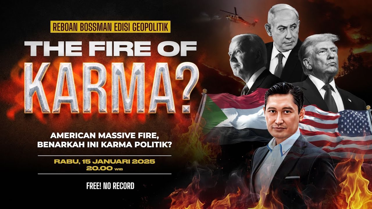 THE FIRE OF KARMA !!! KEBAKARAN LOS ANGELES ADALAH AZAB ?!! - Mardigu Wowiek