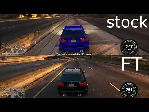 GTA GO BMW x5 e70 Stock VS FT (DRAG RACE)