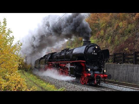 Mit 01 1066 und E94 088 zum Öchsle und 99 633 am 24.10.2015