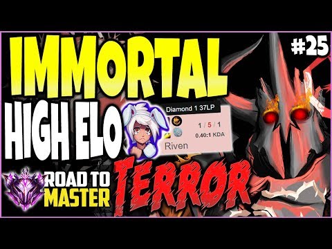 IMMORTAL MORDE HIGH ELO TERROR | Road to Master #25 | LoL Mordekaiser vs Riven Season 10 Gameplay