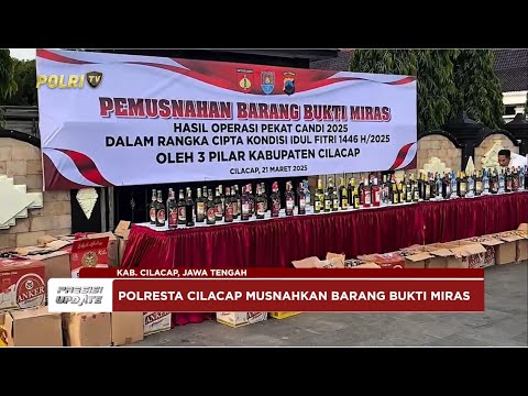 PRESISI UPDATE: POLRESTA CILACAP PRESS REALESE OPS PEKAT CANDI 2025 22/3/2025 (17.00)