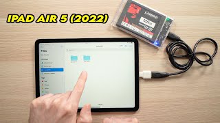 iPad Air 5 (2022) : How to Connect External Hard Drive & SSD Storage