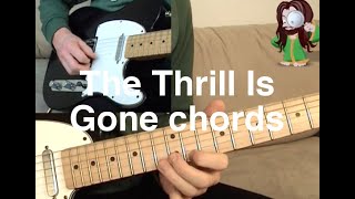 The Thrill Is Gone B.B. King chords and guitar lesson