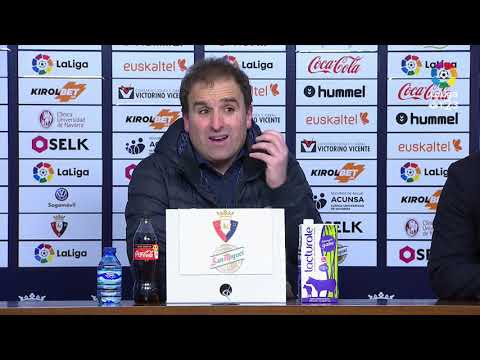 Press conference Jagoba Arrasate tras el CA Osasuna vs Granada CF (1-0)