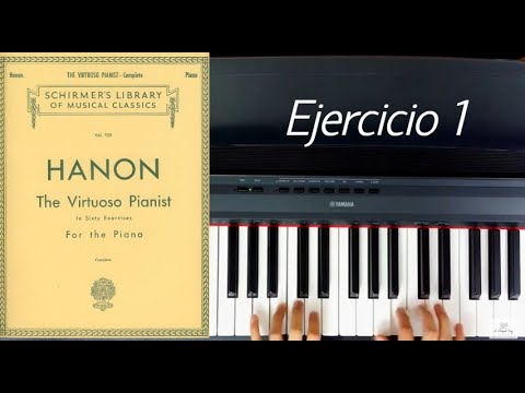 Hanon, primera parte: Ejercicio 1