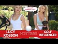 Lucy Robson | Hottest Golf Influencer and her success story #golf #golfswing