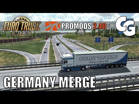 ETS2 - ProMods 2.40 Preview - Germany Merge