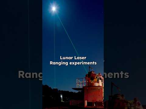 You can sent laser to the moon