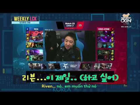 [SmilePeanut][Vietsub] Sự cấm chọn ngẫu hứng của Kingzone: Khan được Pentakill cùng Riven