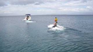 preview picture of video 'Nicole wake boarding in Salinas Dom Rep'
