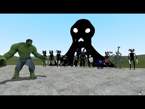 HULK VS CARTOON CAT TEAM!!! Garrys Mod Sand Box