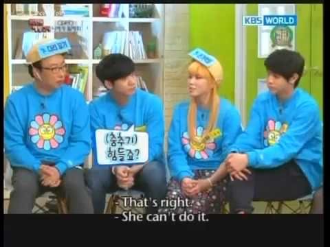 [eng] Lee Joon "harassing" Hyosung 전효성 (Hyojoon) reuploaded