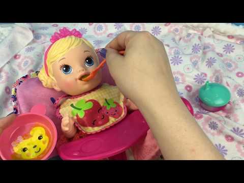 BABY ALIVE Teacup Surprises Doll Feeding Video