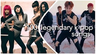 100 LEGENDARY K-POP SONGS (+ SPOTIFY PLAYLIST)