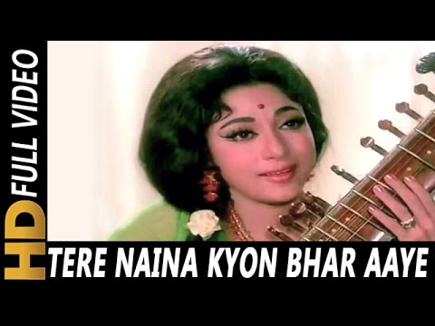 Tere Naina Kyon Bhar Aaye (I) | Lata Mangeshkar | Geet 1970 Songs | Rajendra Kumar, Mala Sinha