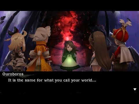 Bravely Default - True Final Boss and True Ending (Hard Mode)