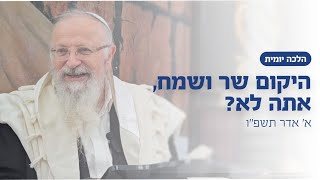 היקום שר ושמח, אתה לא? | הרב שמואל אליהו | הלכה יומית | א׳ אדר תשפ״ו (הרב שמואל אליהו) - התמונה מוצגת ישירות מתוך אתר האינטרנט יוטיוב. זכויות היוצרים בתמונה שייכות ליוצרה. קישור קרדיט למקור התוכן נמצא בתוך דף הסרטון