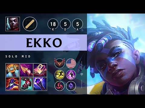 Ekko Mid vs Talon - NA Grandmaster Patch 25.15