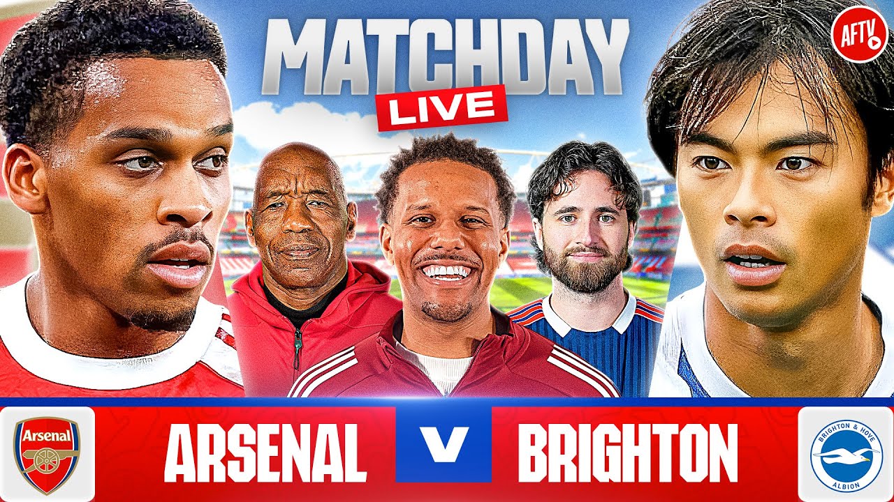 Arsenal v Brighton | Match Day LIVE | Premier League