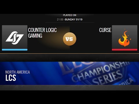 Counter Logic Gaming vs Team Curse -  LCS NA Spring 2014 - W1D3 - Match 1