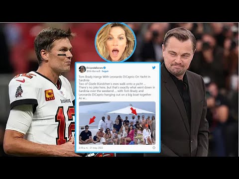 😱Exclusive Footage: Tom Brady and Leonardo DiCaprio's Spotted in Yacht Hangout in Sardinia📸