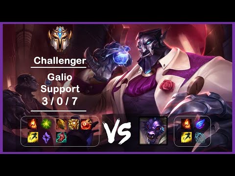 KR Challenger Replays Support Galio vs Alistar Ep.3161