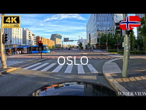 4K Short Scenic Drive in Oslo
