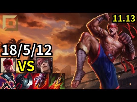 Lee Sin Jungle vs Sett - KR Grandmaster | Patch 11.13