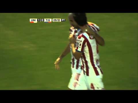 Gol de Malcorra. Unión 1 - Tigre 0. Fecha 11. Primera División 2016.