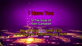 Glen Campbell - I Have You (Backing Track)