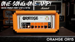 Video thumbnail for The Orange OR15, A SWEET Little Amp! How Versatile Is It? by Sonic Drive Studio
