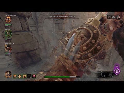 Warhammer Vermintide 2 Outcast Engineer Best Trollhammer usage V2 cata w bots Enchanter's lair