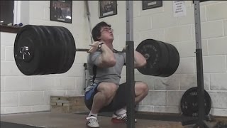250kg/551lbs Paused Front Squat