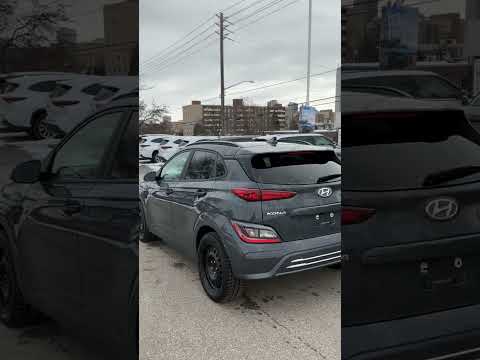 2023 Hyundai Kona Electric Preferred FWD in Gray for sale at Forbes Waterloo Toyota in Waterloo, ON