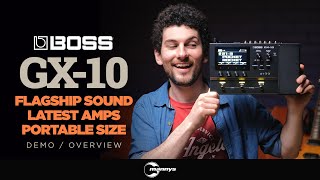 Video thumbnail for Introducing: Boss GX-10 Amp & FX Modeller - Flagship Sound in a Smaller Format 💪 by Mannys Music