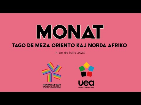 #mondafest2020 Tago de Meza Oriento kaj Norda Afriko (MONAT).