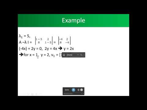 Lecture 12 Applications of Eigenvalues Part 1