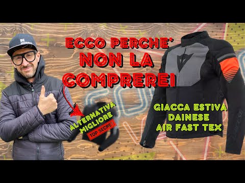 All the CONS of the DAINESE Air fast Tex Jacket - REAL REVIEW