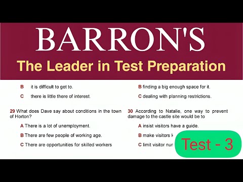 Barron's IELTS Listening Test 3 | Lost Item Report | Hard IELTS Listening Practice Test 2026