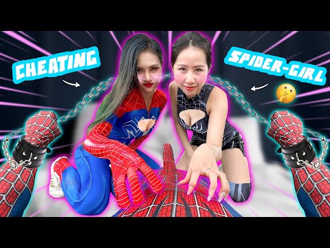 These SPIDER-GIRL Cheat SPIDER-MAN be their lover 🥰 (Parkour POV Love Story in Real Life)